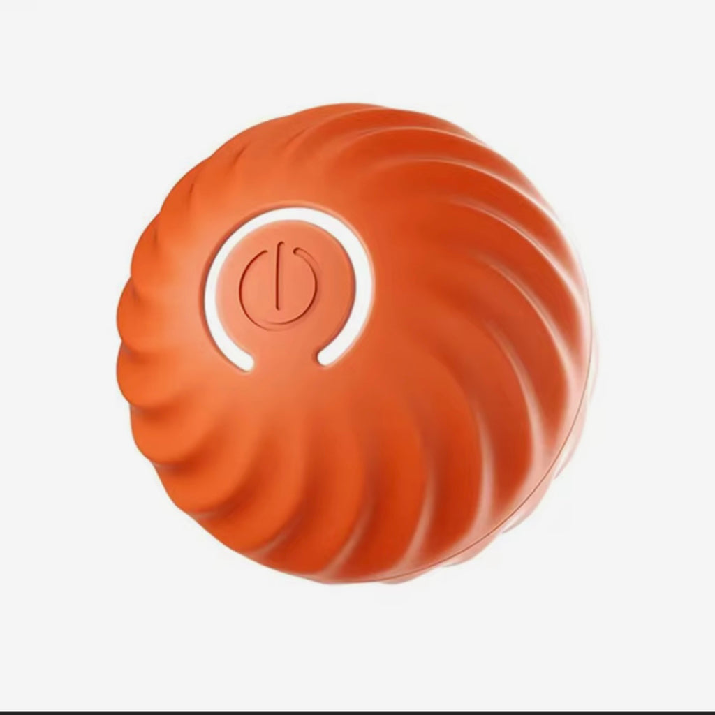 Automatic and moving toy for dogs, jumping and rolling ball + chew ball